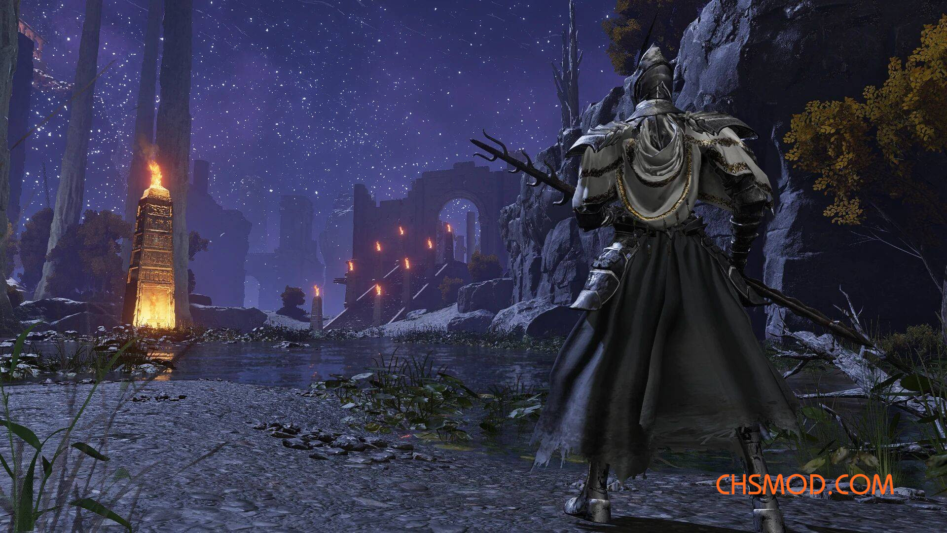 《艾尔登法环》黑魂3防火女套装MOD