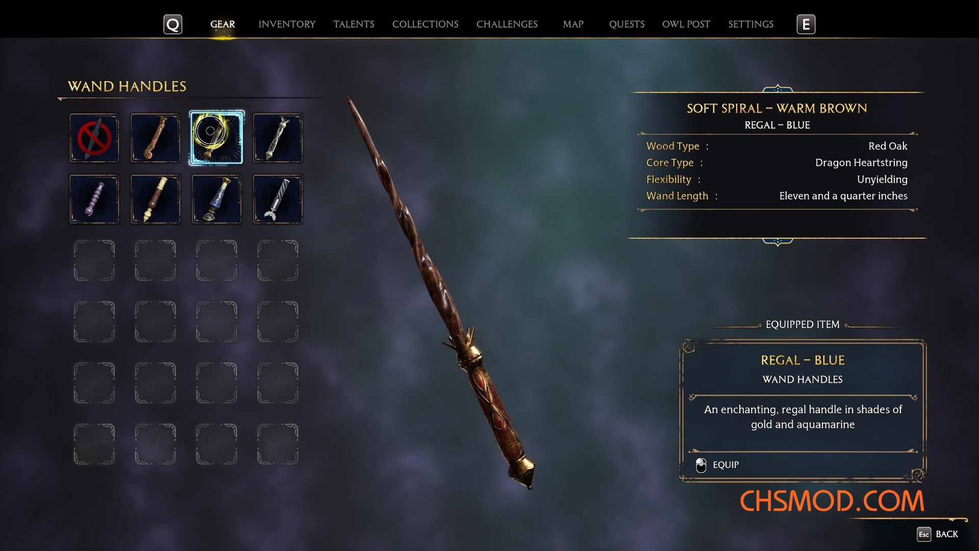 《霍格沃茨之遗》红色富豪魔杖手柄MOD