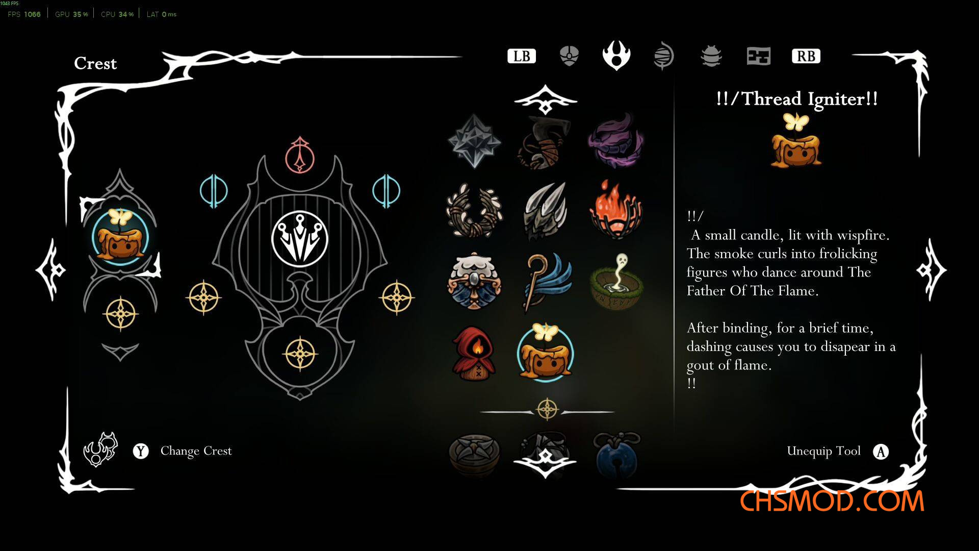 《空洞骑士：丝之歌》火焰之线MOD