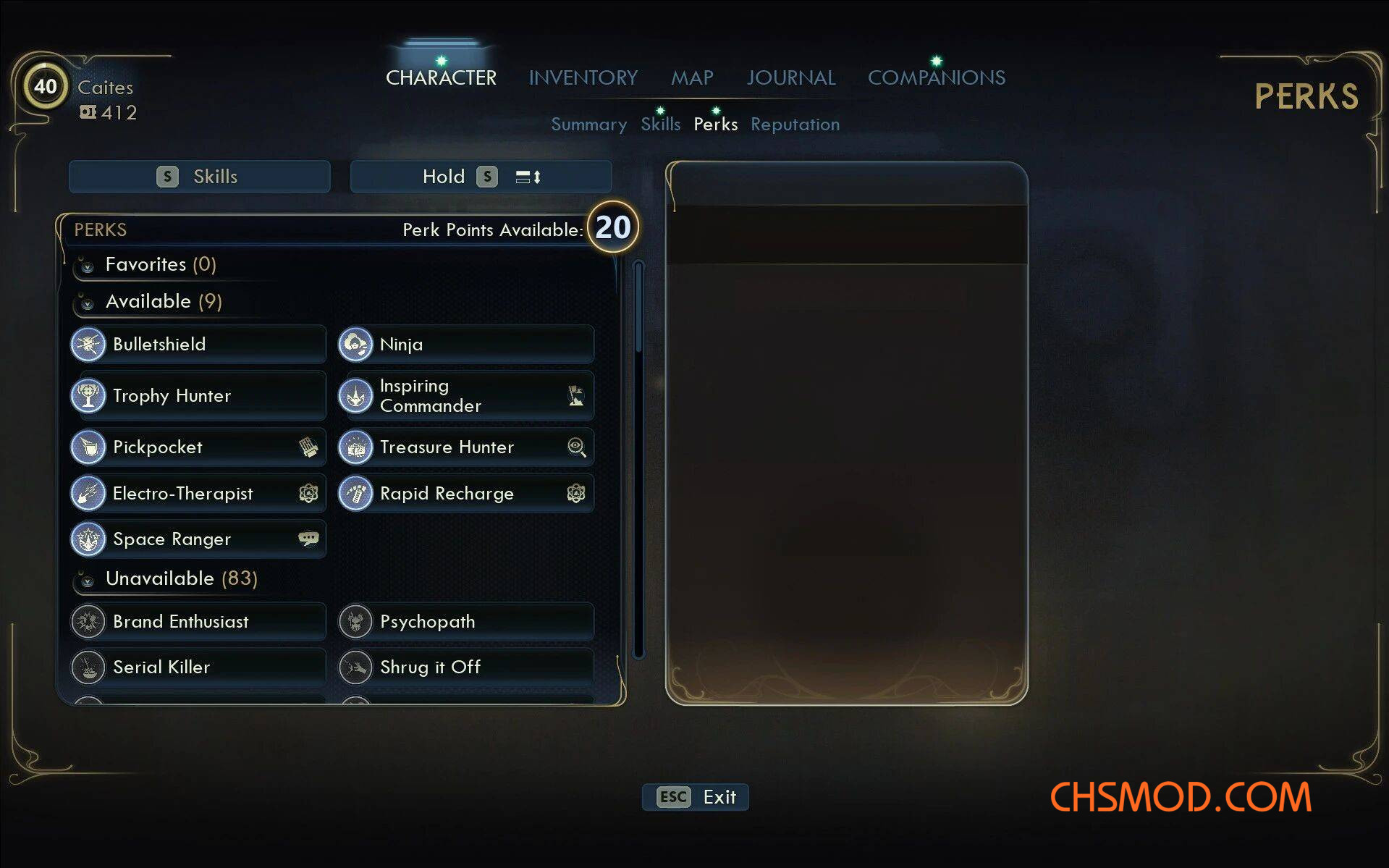 《天外世界2》无等级上限MOD