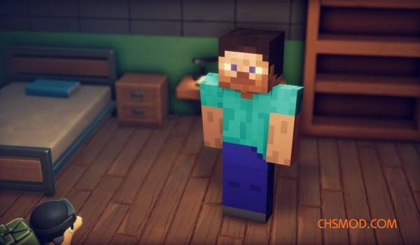 《逃离鸭科夫》minecraft史蒂夫模型MOD