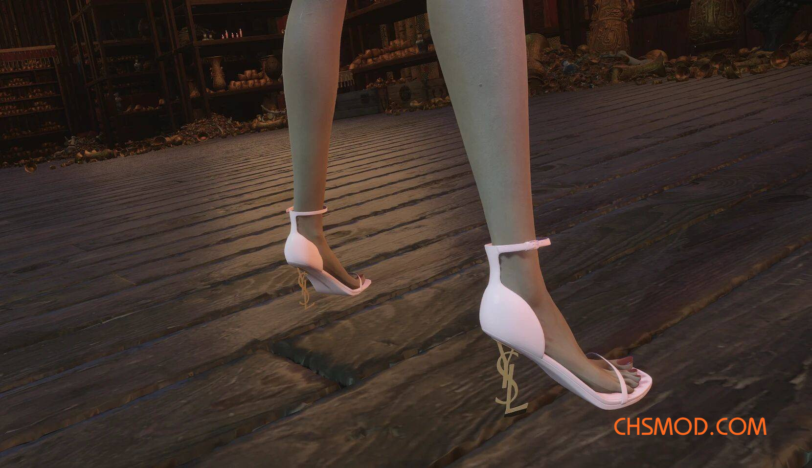 《明末：渊虚之羽》圣罗兰凉鞋MOD