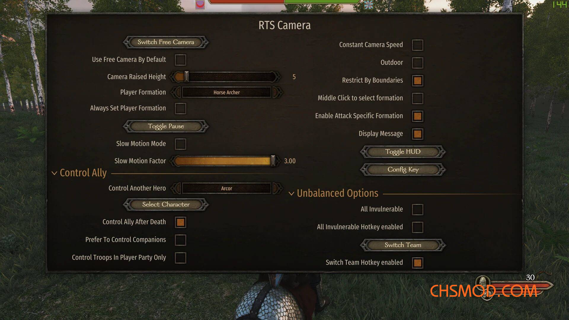 《骑马与砍杀2：霸主》RTS自由视角MOD [支持1.3.4]