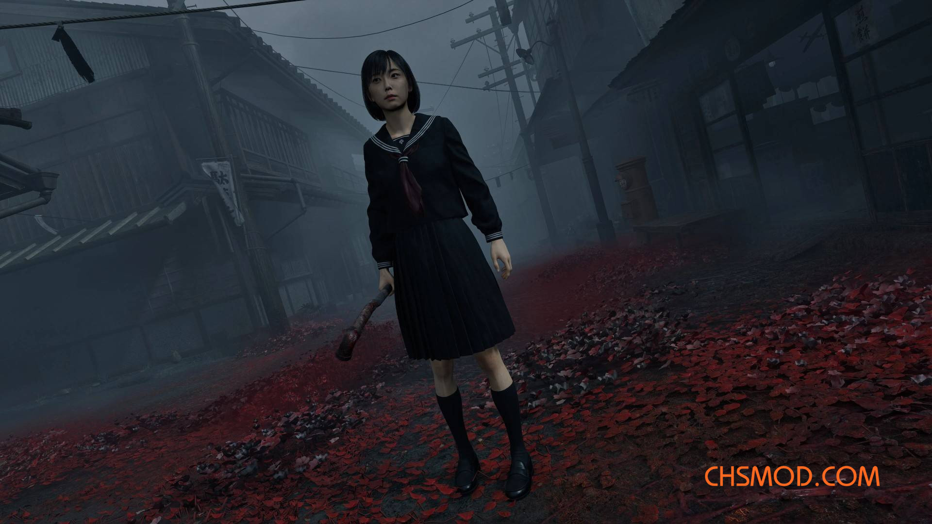 《寂静岭f》雏子黑色校园制服MOD